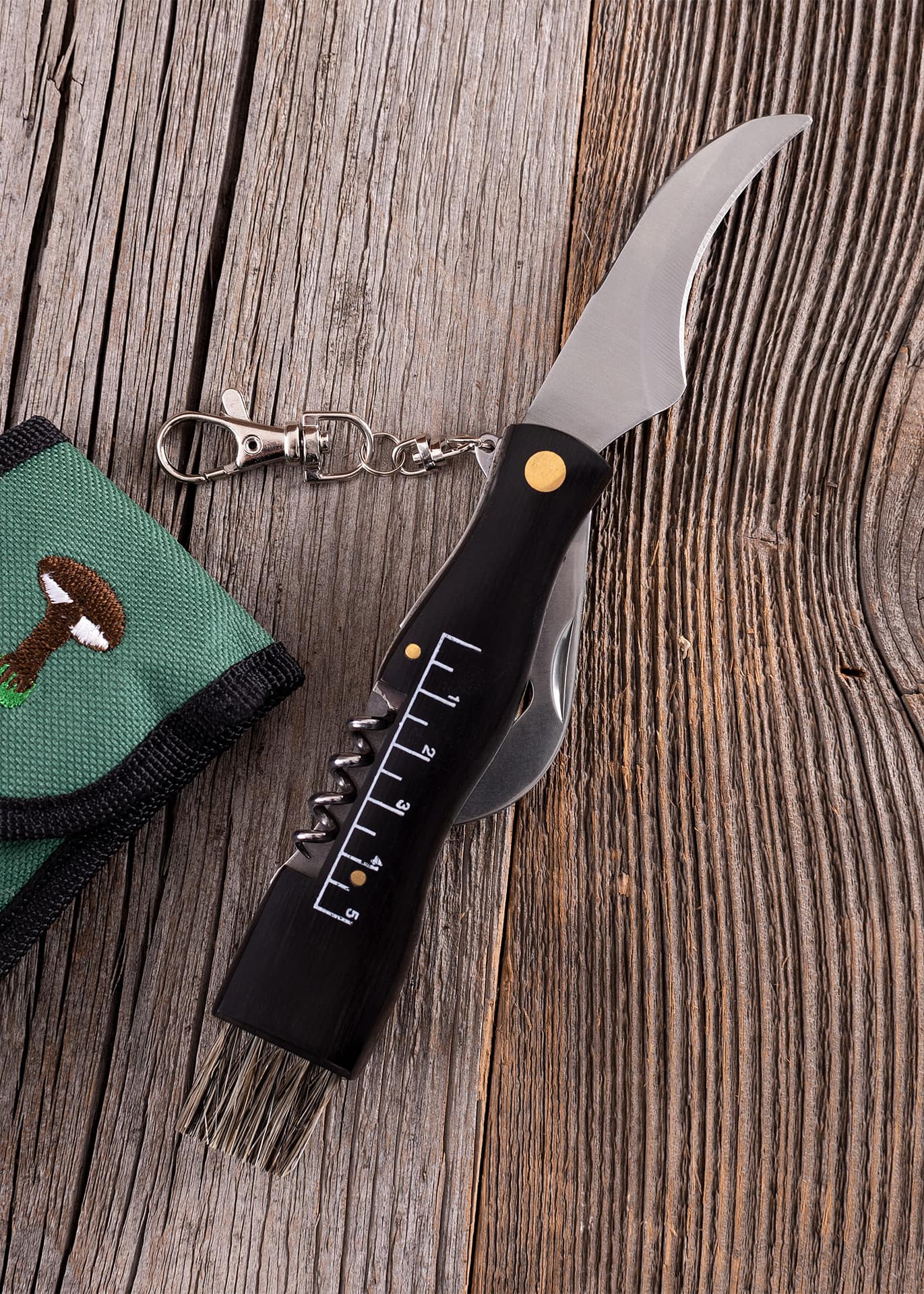 Navaja de bolsillo de setas con cepillo FI-2591 - Espadas y Más