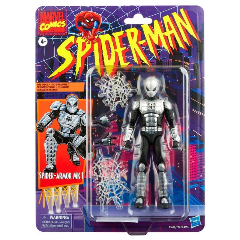 Figura 2022 Spider-Armor Mk I Spiderman Marvel Legends 15cm - Espadas y Más