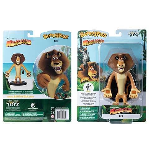 Figura Alex Madagascar - Bendyfigs - Dreamworks NN1150 - Espadas y Más