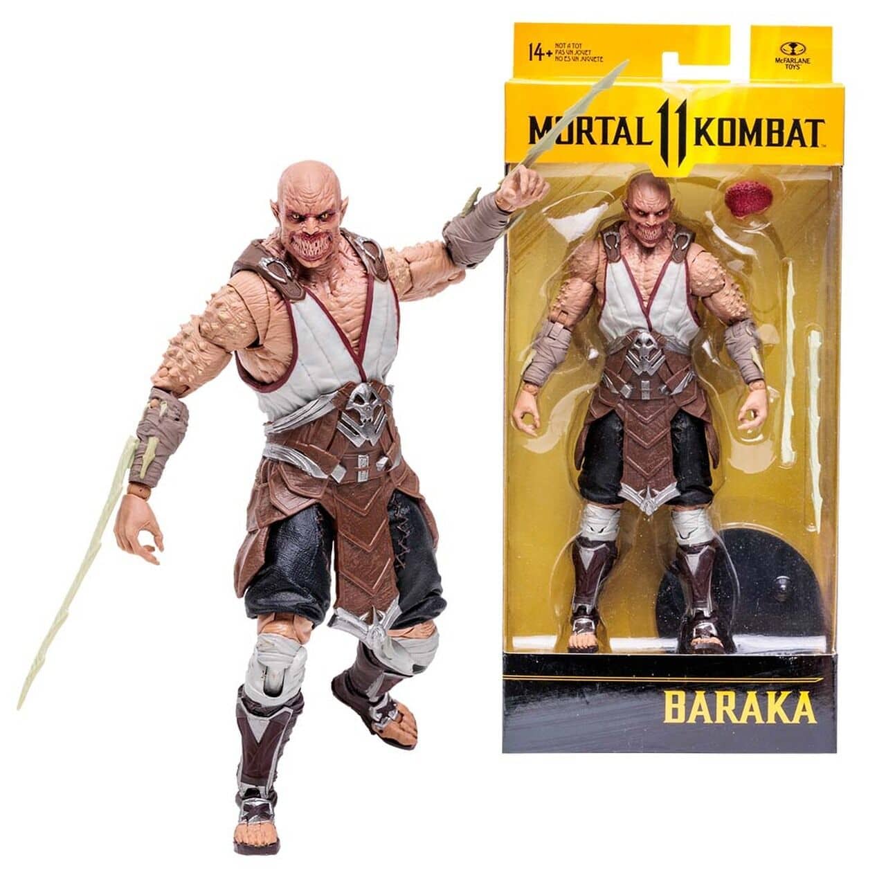 Figura Baraka Mortal Kombat 17cm. - Espadas y Más