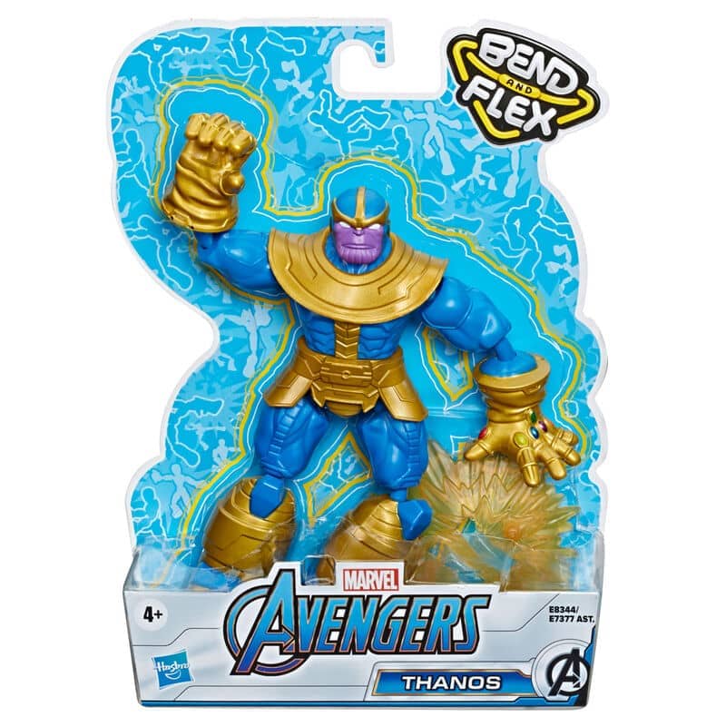 Figura Bend and Flex Thanos Vengadores Avengers Marvel 15cm - Espadas y Más