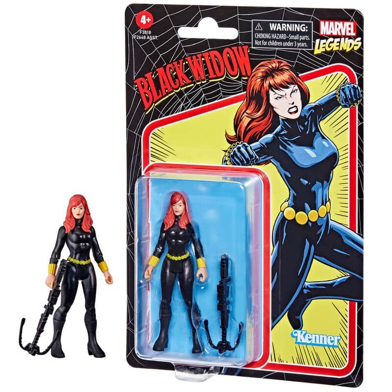 Figura Black Widow Marvel Retro Collection 9cm - Espadas y Más