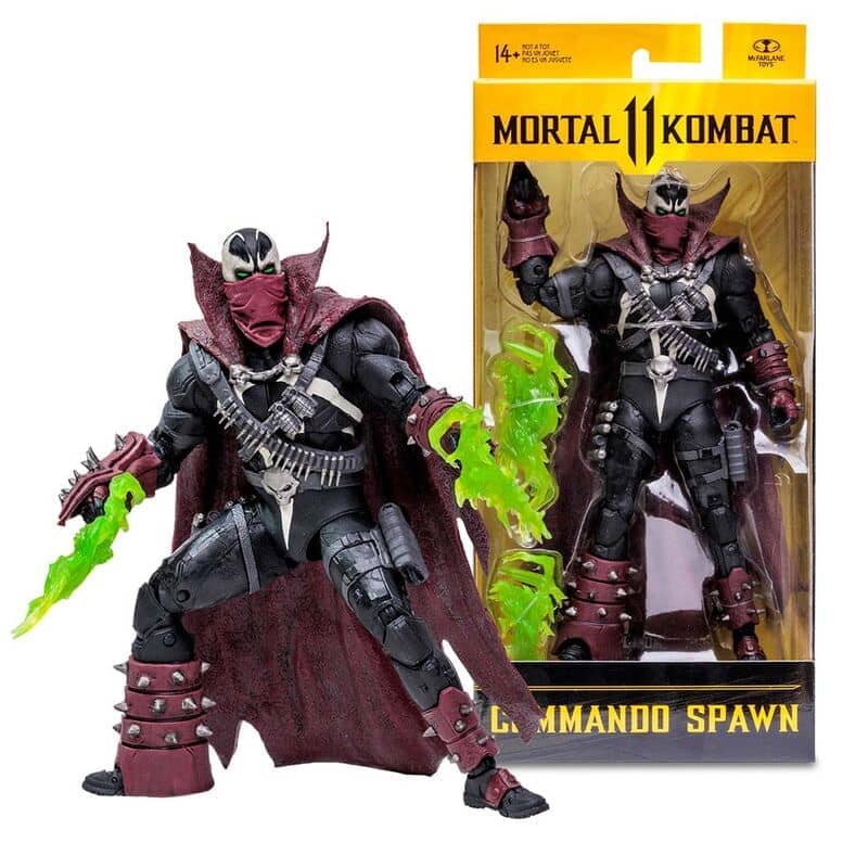 Figura Commando Spawn Mortal Kombat 17cm - Espadas y Más