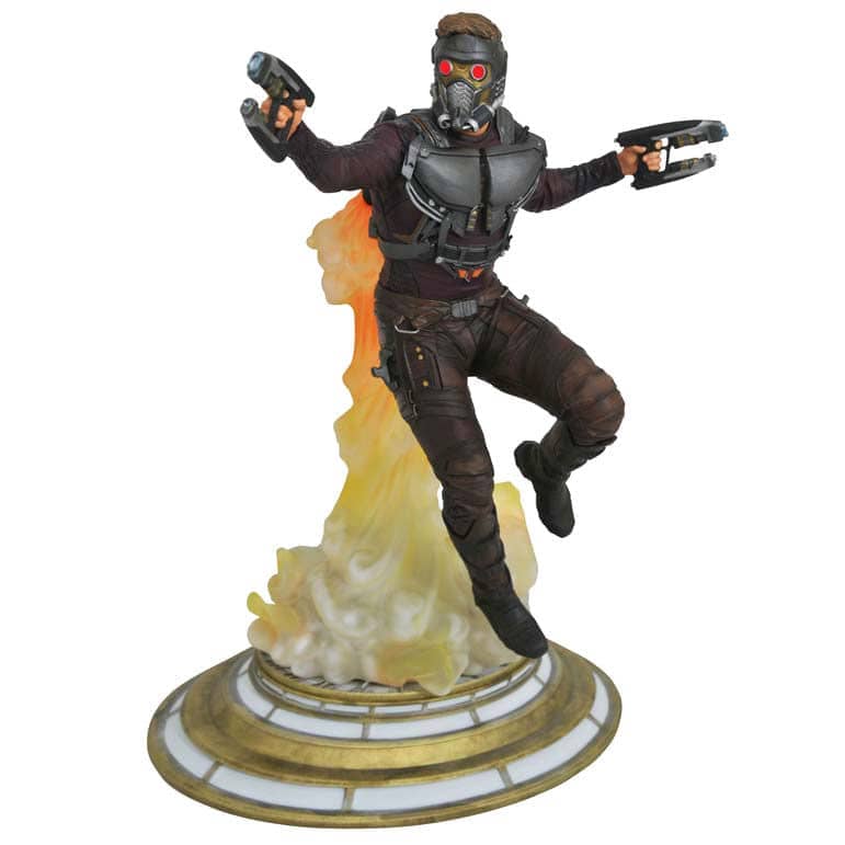 Figura diorama Star-Lord Cuadianes de la Galaxia vol. 2 Marvel 25cm - Espadas y Más