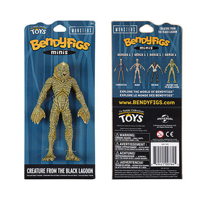 Figura El monstruo de la laguna negra - mini Bendyfigs - Universal NN1183 - Espadas y Más