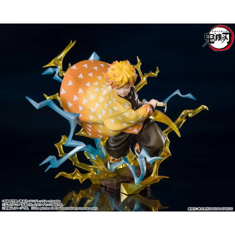 Figura Figuarts Zero Zenitsu Agatsuma Thunderclap & Flash Demon Slayer Kimetsu No Yaiba 15cm - Espadas y Más