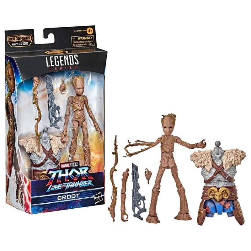 Figura Groot Thor Love and Thunder Marvel Legends 15cm - Espadas y Más