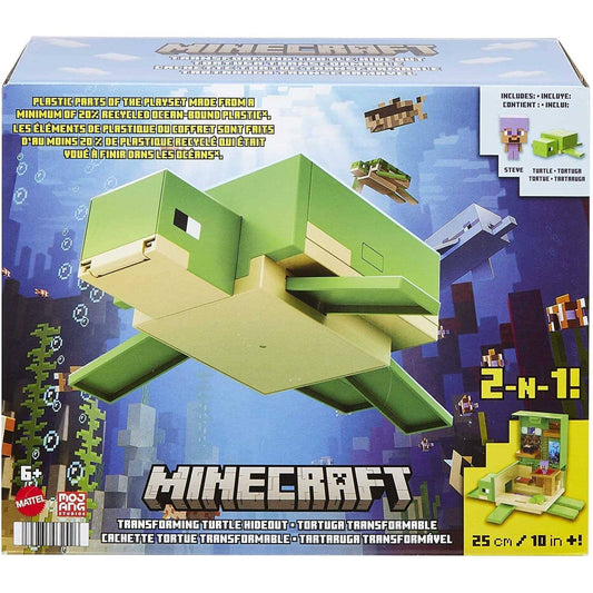 Figura Guarida Tortuga Transformable Minecraft 26cm - Espadas y Más