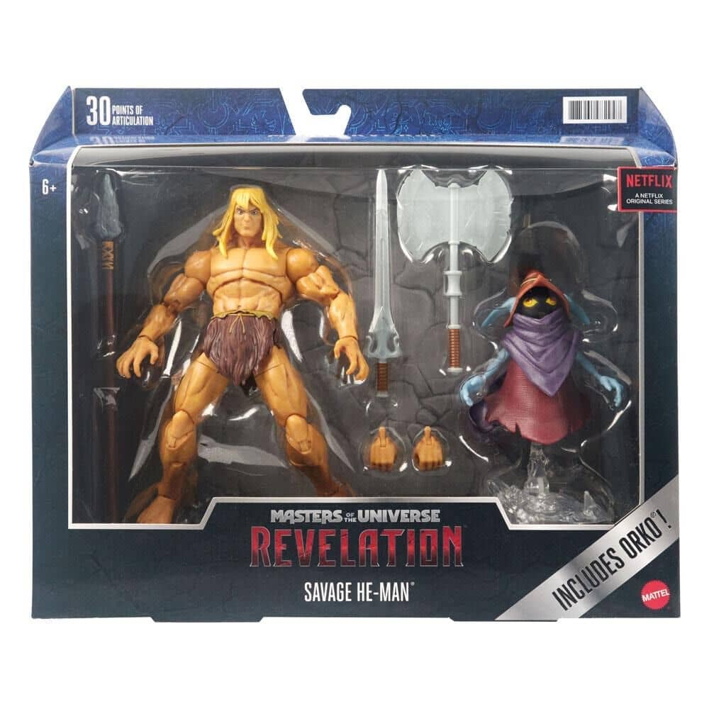 Figura He-Man Savage Masters of the Universe Revelation Masterverse 18cm - Espadas y Más