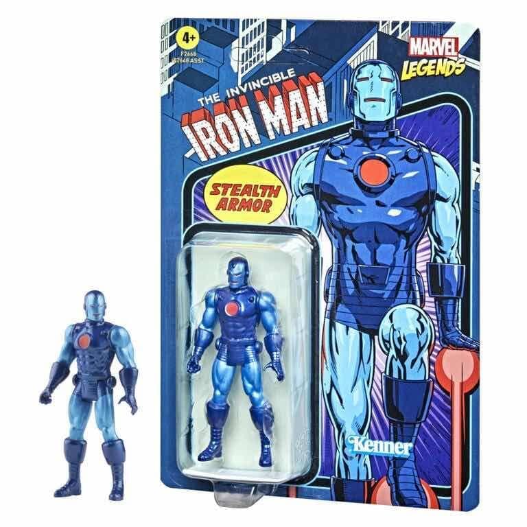 Figura Iron Man Stealth Armor Marvel Legends 9cm - Espadas y Más