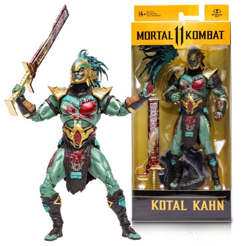 Figura Kotal Kahn Mortal Kombat 18cm - Espadas y Más