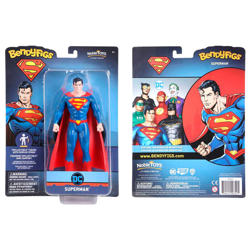 Figura Maleable Bendyfigs Superman DC Comics 19cm - Espadas y Más