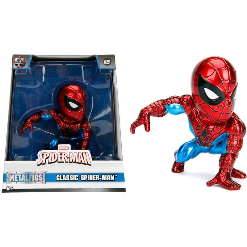 Figura metalfigs Spiderman Clasico Marvel 10cm - Espadas y Más