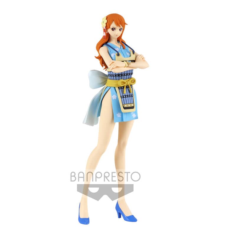 Figura Nami Wanokuni Style ver.B Glitter Glamours One Piece 25cm - Espadas y Más