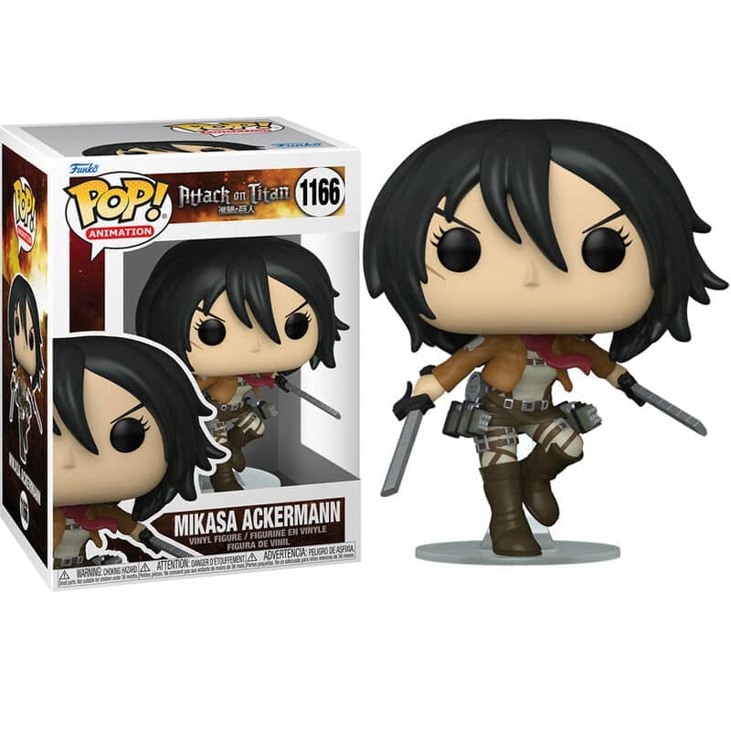 Figura POP Attack On Titan Mikasa Ackermann - Espadas y Más