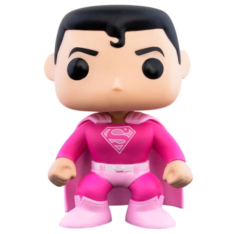 Figura POP Breast Cancer Awareness Superman - Espadas y Más