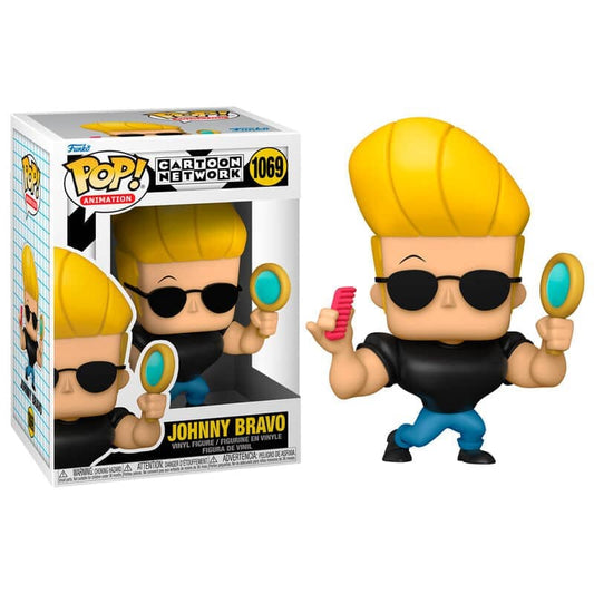 Figura POP Cartoon Network Johnny Bravo - Johnny with Mirror and Comb - Espadas y Más