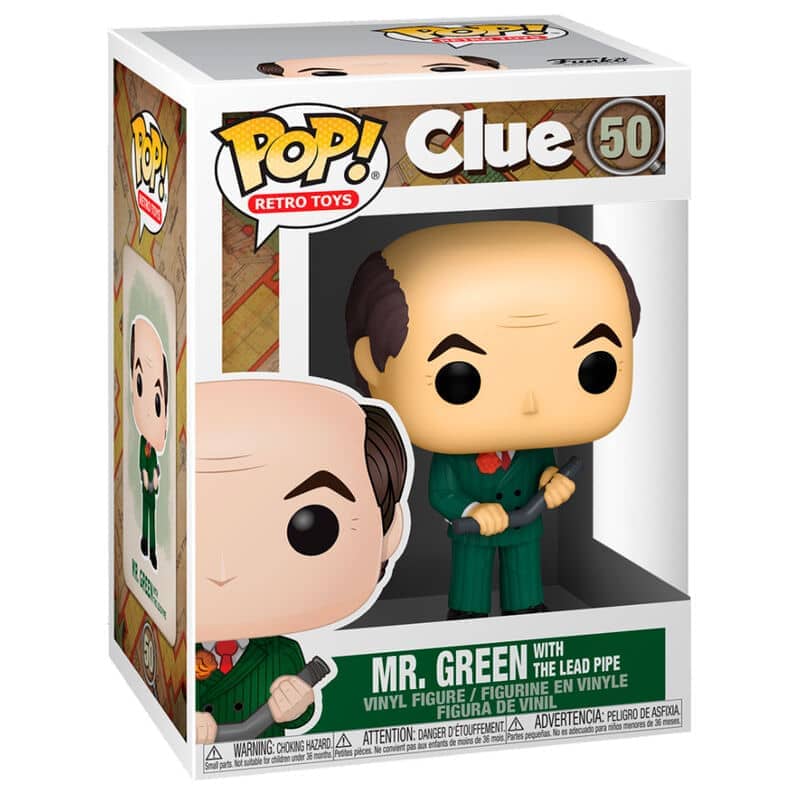 Figura POP Cluedo Mr.Green with Lead Pipe - Espadas y Más