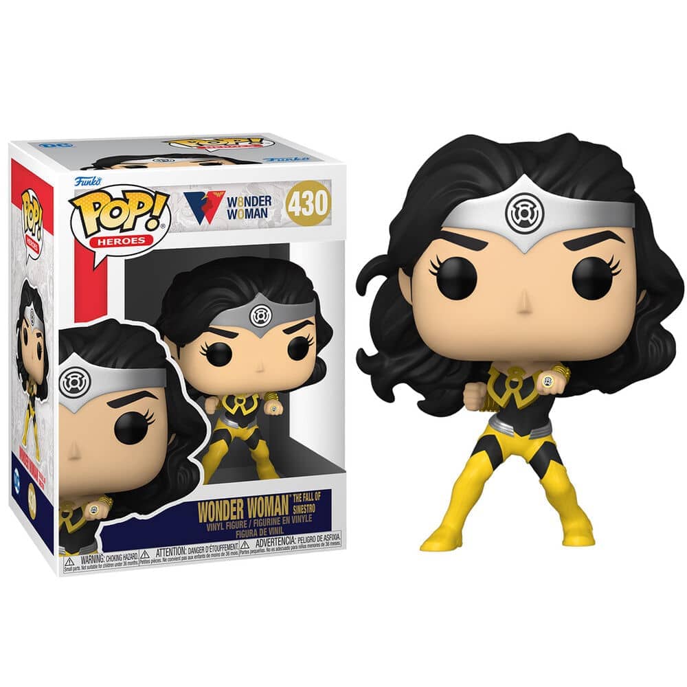 Figura POP DC Comics 80Th Wonder Woman The Fall of Sinestro - Espadas y Más