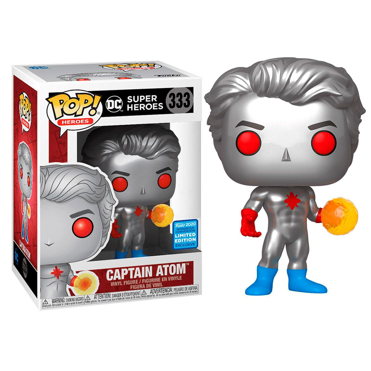 Figura POP DC Comics Captain Atom Exclusive - Espadas y Más