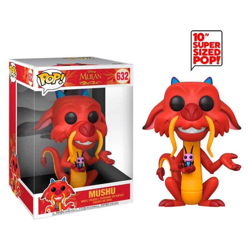 Figura POP Disney Mulan Mushu 25cm - Espadas y Más