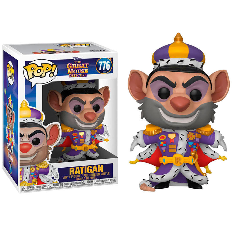 Figura POP Disney The Great Mouse Detective Ratigan - Espadas y Más