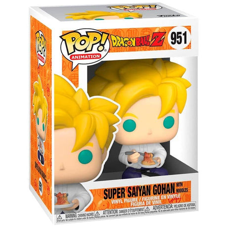 Figura POP Dragon Ball Z Serie 9 Super Saiyan Gohan with Noodles - Espadas y Más