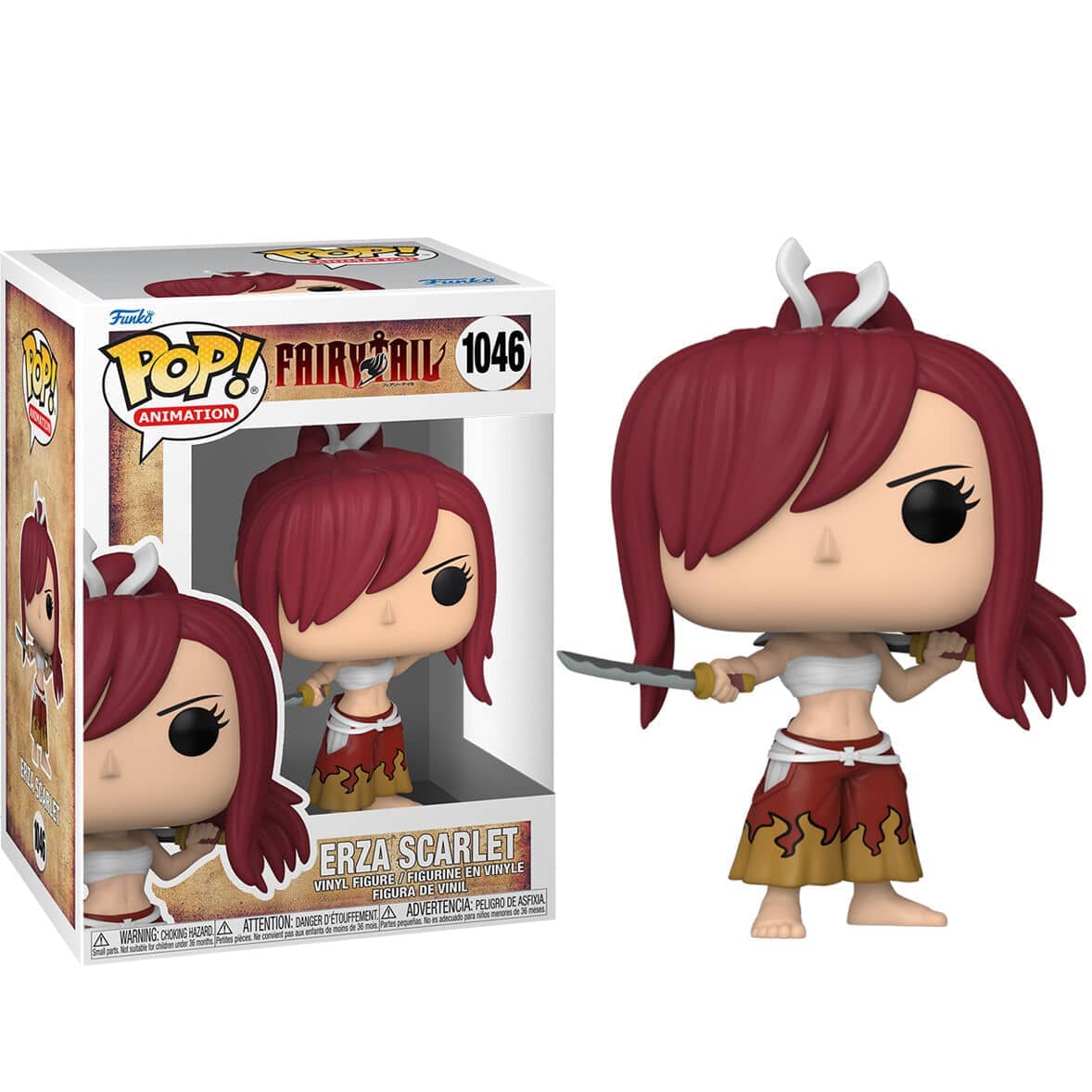 Figura POP Fairy Tail Erza Scarlet - Espadas y Más