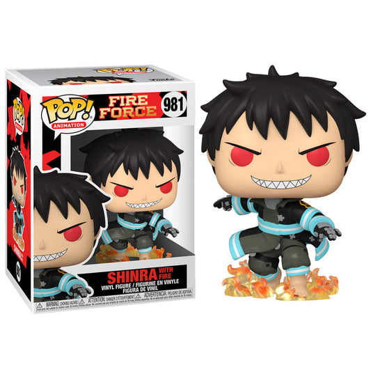 Figura POP Fire Force Shinra with Fire - Espadas y Más