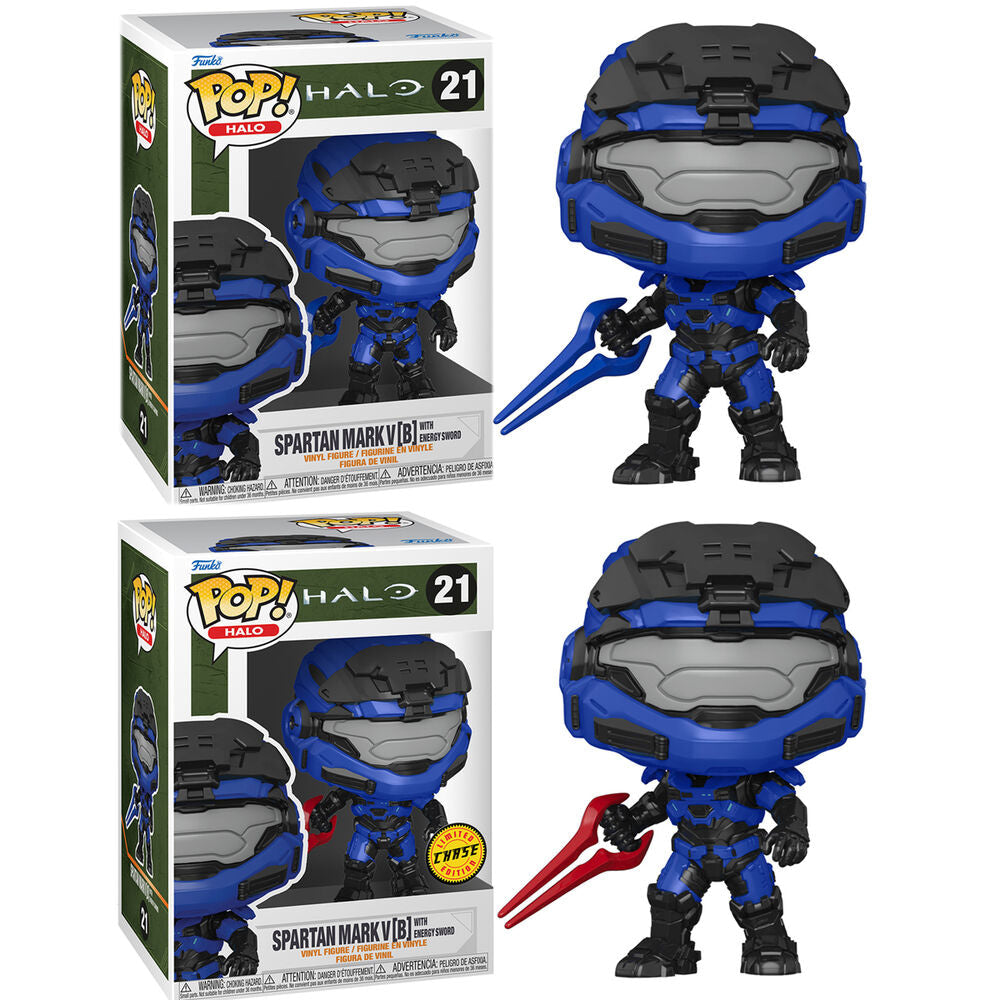 Figura POP Halo Infinite Spartan Mark V 5+1 Chase - Espadas y Más