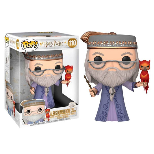 Figura POP Harry Potter Albus Dumbledore with Fawkes 25cm - Espadas y Más