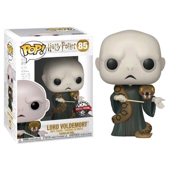 Figura POP Harry Potter Lord Voldemort with Nagini Exclusive - Espadas y Más