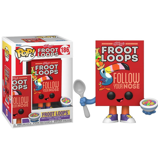 Figura POP Kelloggs Froot Loops Cereal Box - Espadas y Más