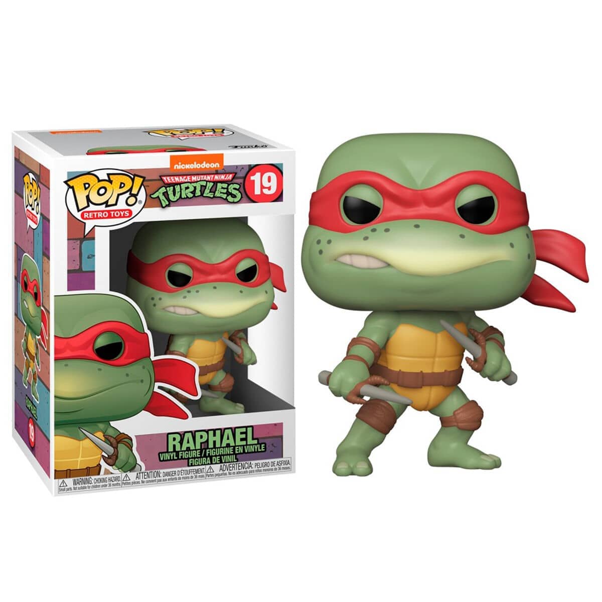 Figura POP Las Tortugas Ninja Raphael - Espadas y Más