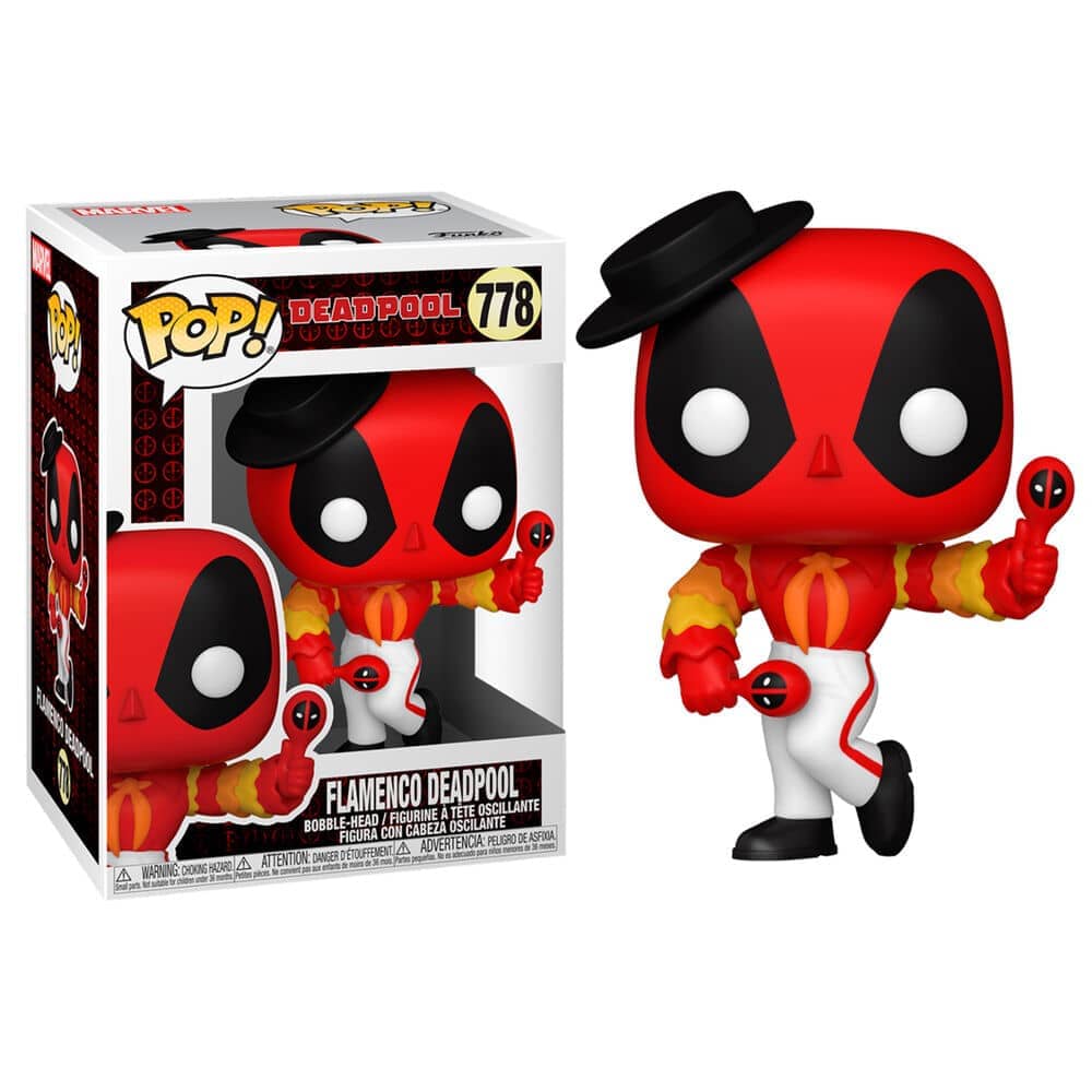 Figura POP Marvel Deadpool 30th Flamenco Deadpool - Espadas y Más