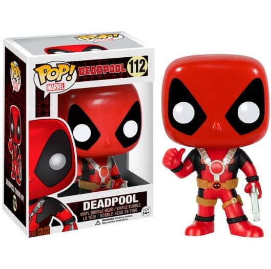 Figura POP Marvel Deadpool Thum Up - Espadas y Más
