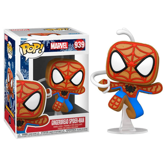 Figura POP Marvel Holiday Spider-Man - Espadas y Más