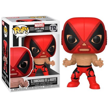 Figura POP Marvel Luchadores Deadpool La Chimiganga de la Muerte - Espadas y Más