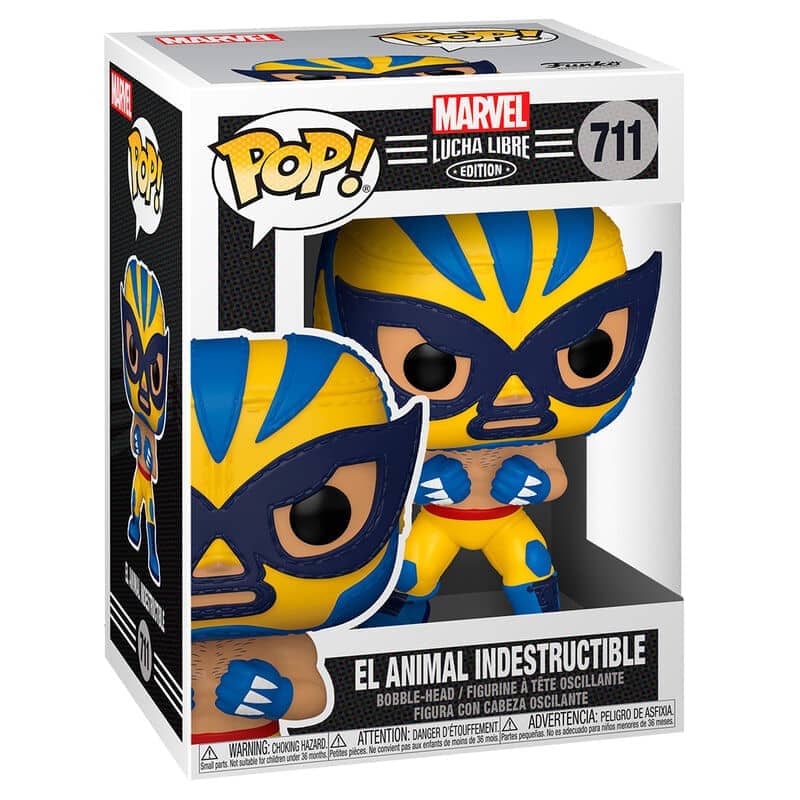 Figura POP Marvel Luchadores Wolverine El Animal Indestructible - Espadas y Más