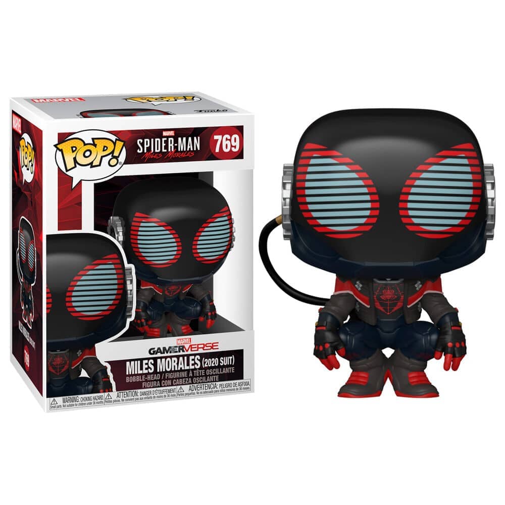 Figura POP Marvel Spiderman Miles Morales 2020 Suit - Espadas y Más