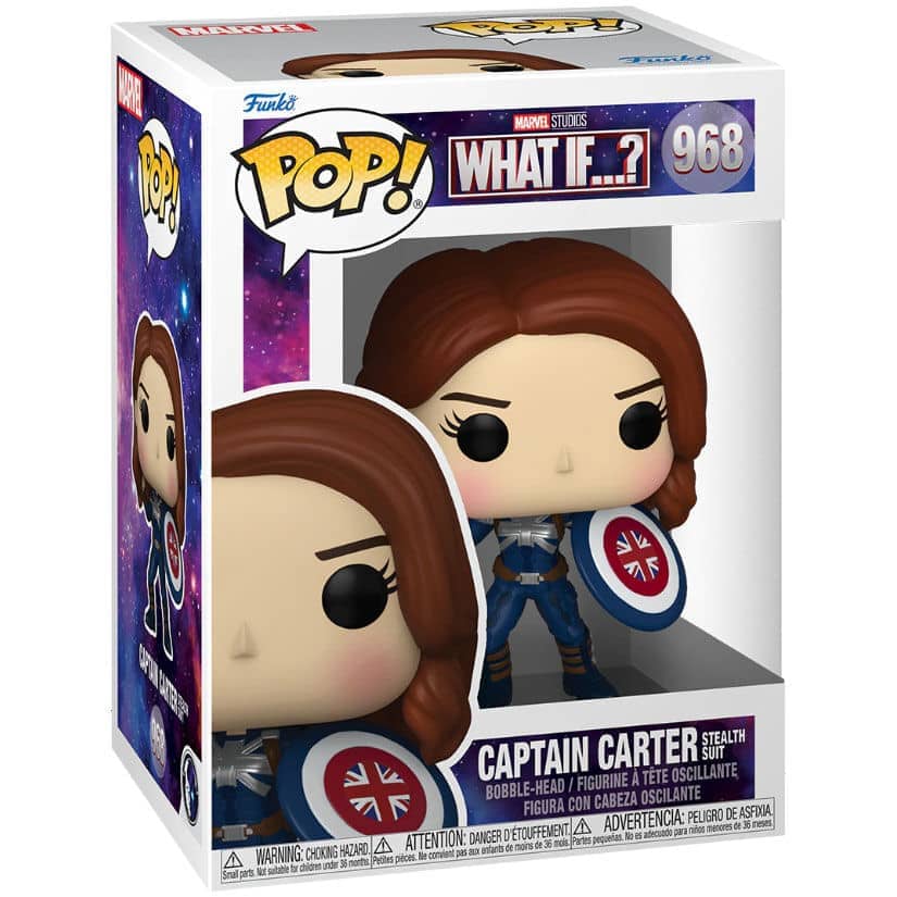 Figura POP Marvel What If Captain Carter - Espadas y Más