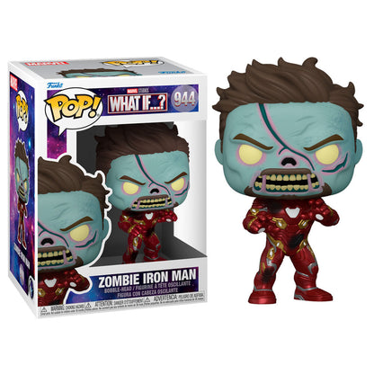 Figura POP Marvel What If Zombie Iron Man - Espadas y Más