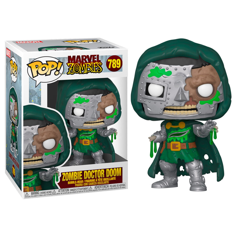 Figura POP Marvel Zombies Dr. Doom - Espadas y Más