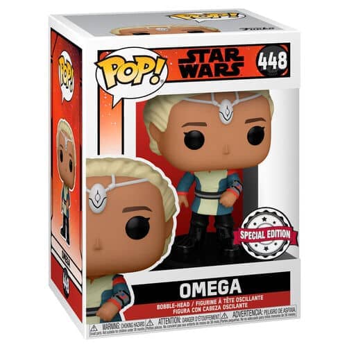 Figura POP Star Wars Bad Batch Omega Exclusive - Espadas y Más