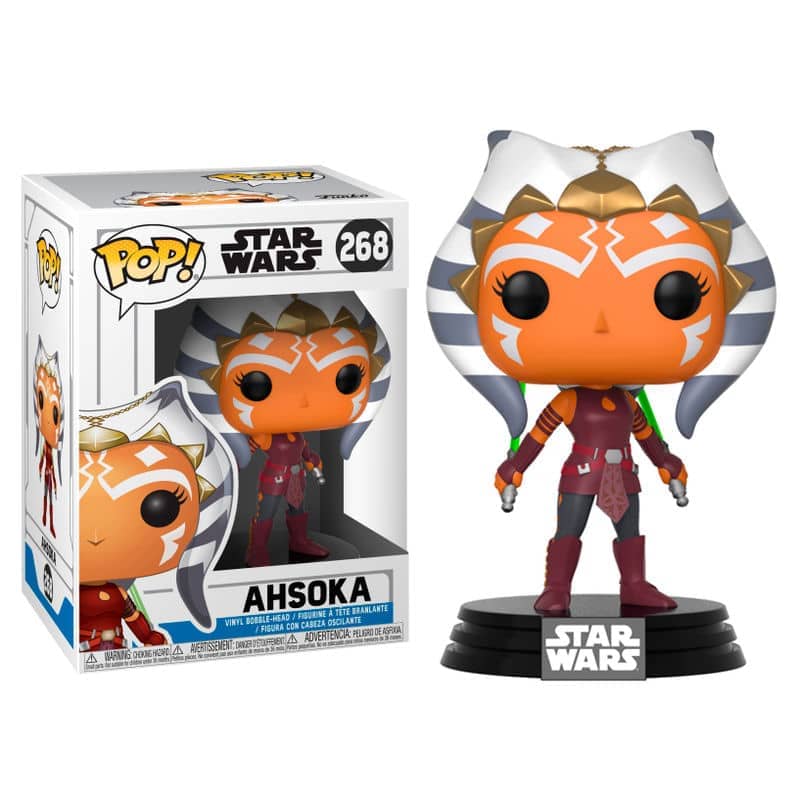 Figura POP Star Wars Clone Wars Ahsoka - Espadas y Más