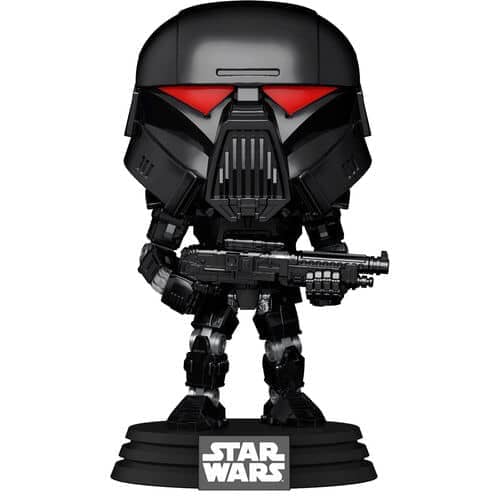 Figura POP Star Wars Mandalorian Dark Trooper Battle - Espadas y Más