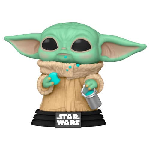 Figura POP Star Wars Mandalorian Grogu The Child with Cookie - Espadas y Más