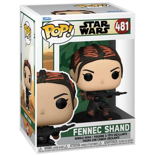 Figura POP Star Wars The Book of Boba Fennec Shand - Espadas y Más