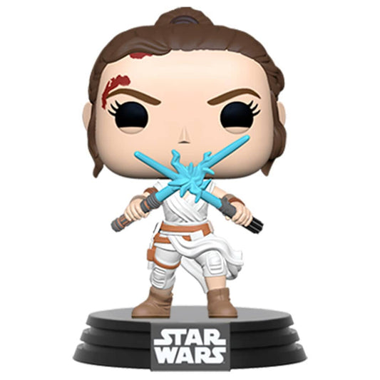 Figura POP Star Wars The Rise of Skywalker Rey with Light Sabers - Espadas y Más