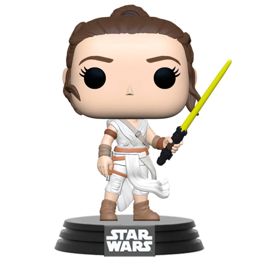 Figura POP Star Wars The Rise of Skywalker Rey with Yellow Saber - Espadas y Más